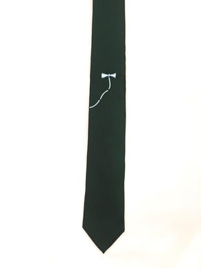 Hunter Green Tie - Skinny