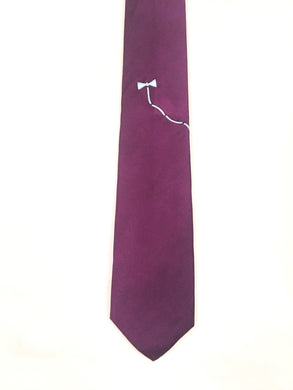 Eggplant Tie